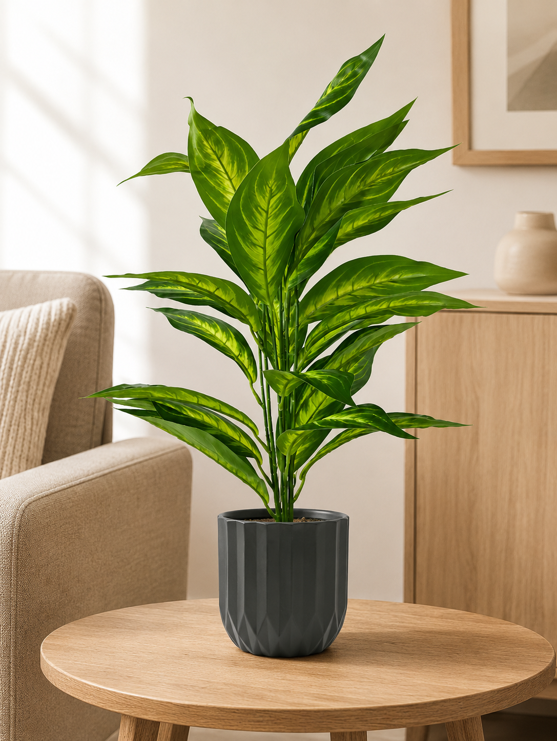 artificial plant dieffenbachia 35cm 1.2 feet artificial plant dieffenbachia 35cm 1.2 feet