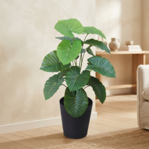 artificial plant leaf alocasia 2.5 feet