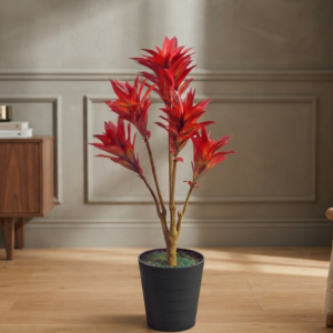 artificial plant dracaena red 2.8 feet