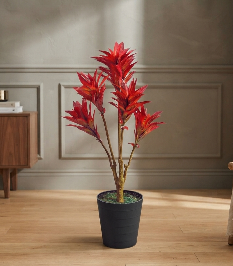 artificial plant dracaena red 2.8 feet artificial plant dracaena red 2.8 feet
