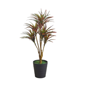 artificial plant yucca red 3 feet