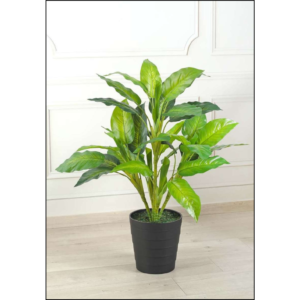 artificial plant dieffenbachia yellow green 80cm 2.7 feet