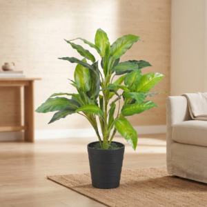 artificial plant dieffenbachia yellow green 80cm 2.7 feet