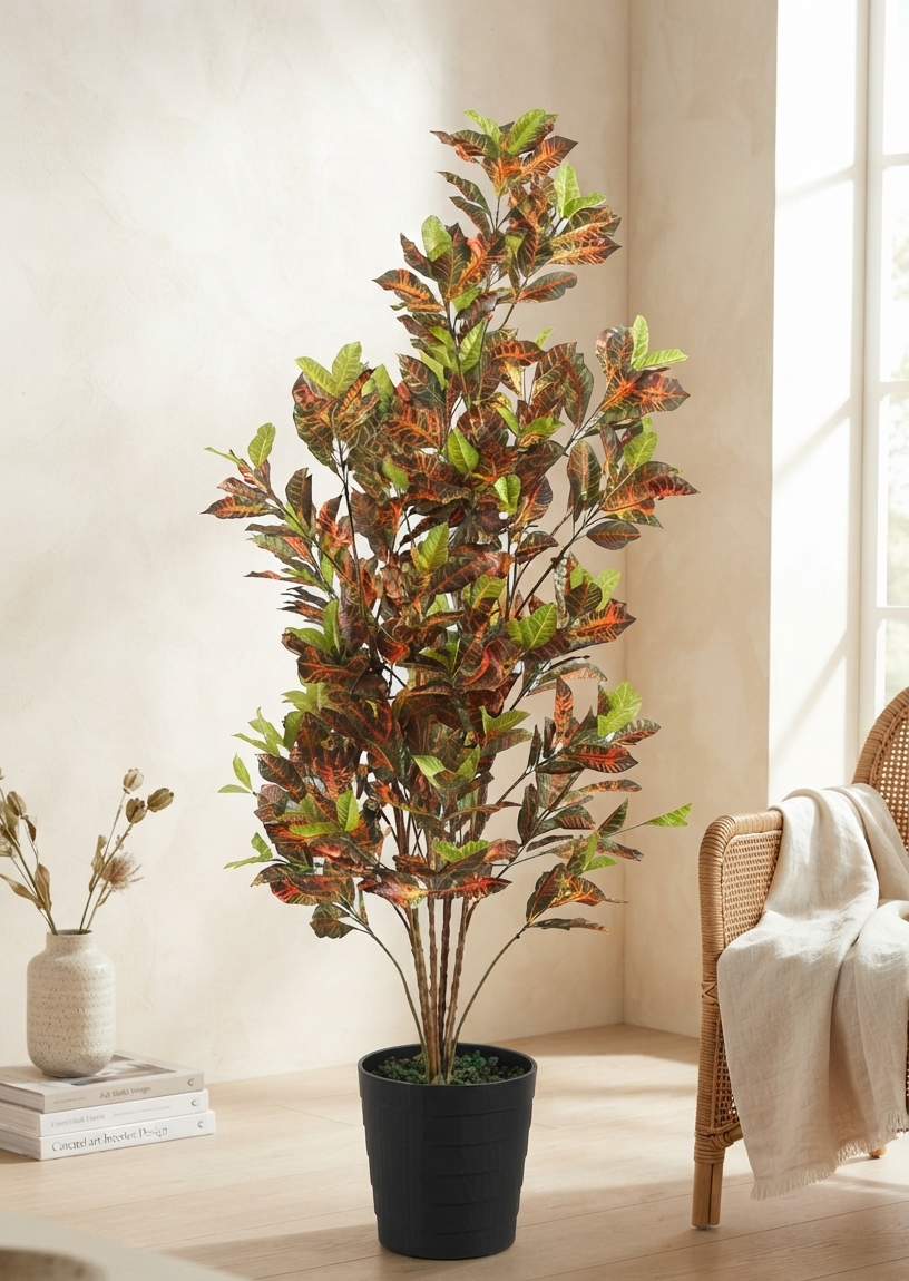 croton artificial plant croton artificial plant
