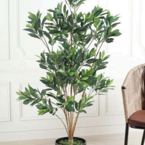 croton (green) artificial plant