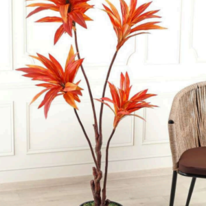 cordyline orange artificial plant