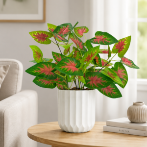 artificial caladium plant