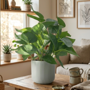 artificial philodendron plant