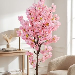 Cherry Blossom Light Pink Artificial Plant