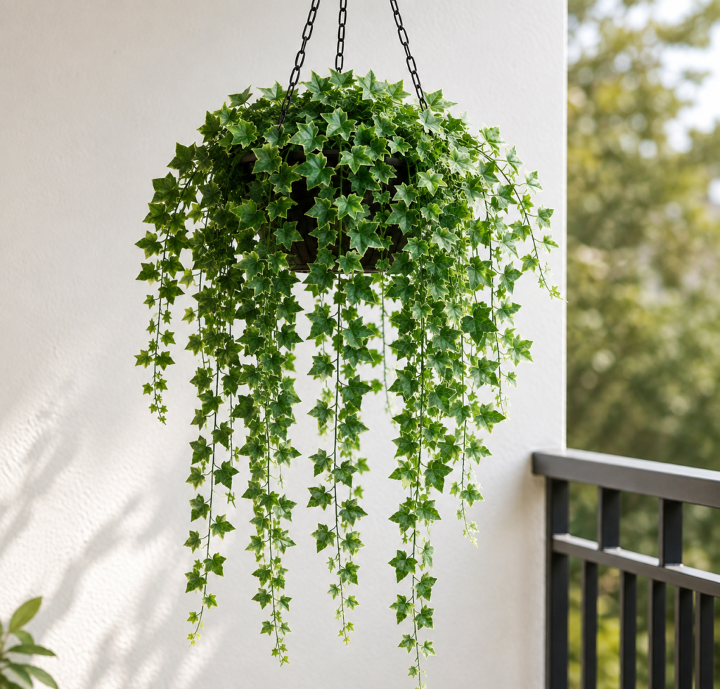 Best Artificial Hanging Plants for Balcony Decor Artificial Hanging Plant Ivy